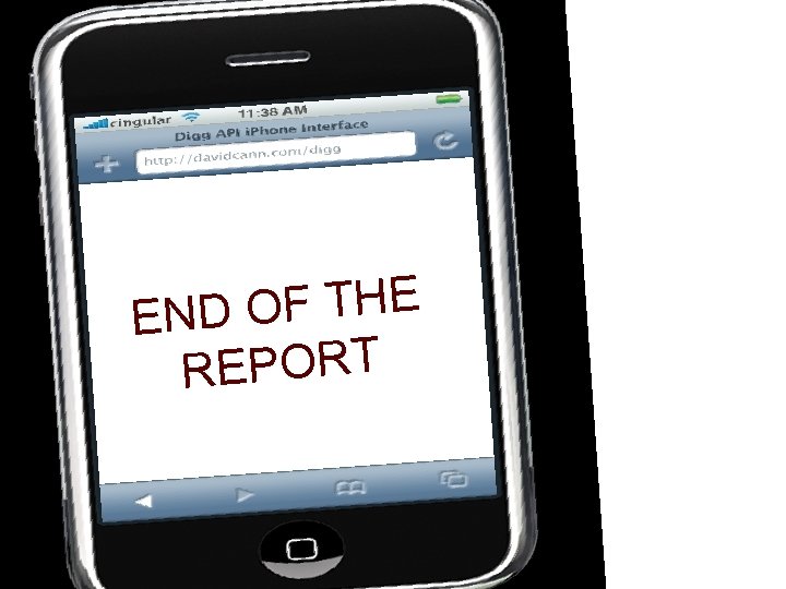 OF THE END REPORT 