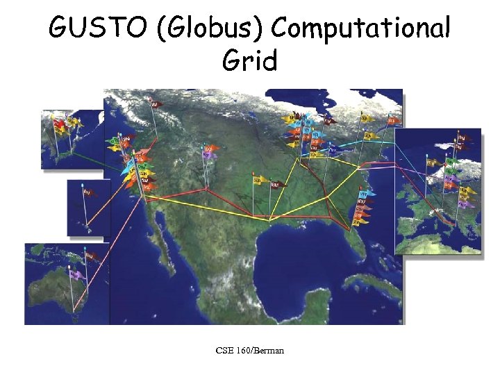 GUSTO (Globus) Computational Grid CSE 160/Berman 