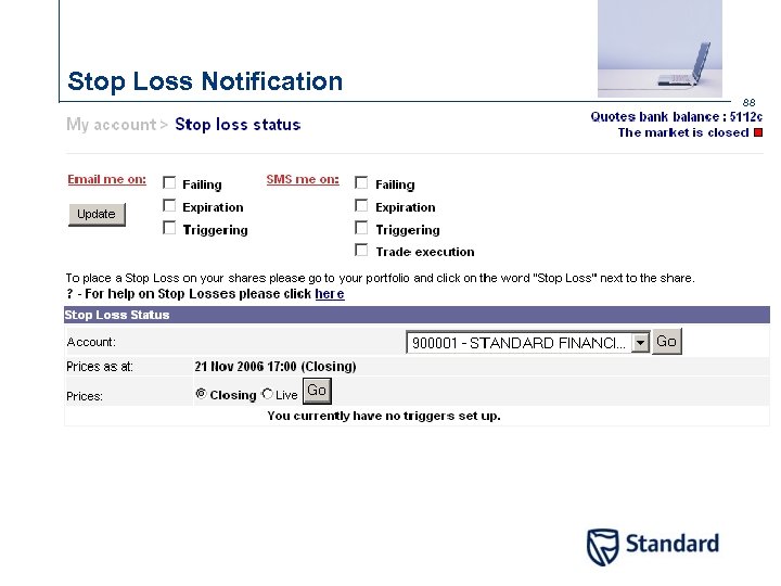 Stop Loss Notification 88 