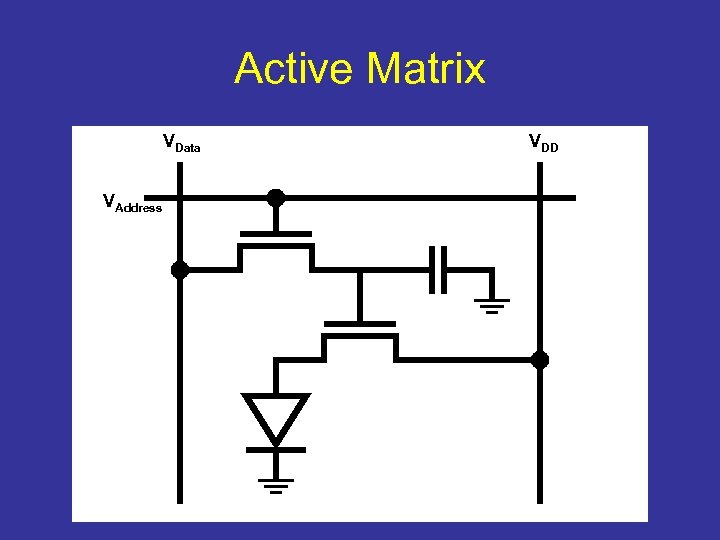 Active Matrix VData VAddress VDD 