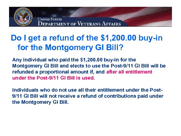 Do I get a refund of the $1, 200. 00 buy-in for the Montgomery