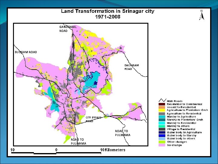 GANDERBAL ROAD BUDGAM ROAD DACHIGAM ROAD CITY BYPASS ROAD TO PULWAMA 