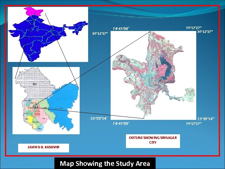 74 o 41’ 06’’ 34 o 12’ 37’’ 33 o 59’ 14’’ 74 o