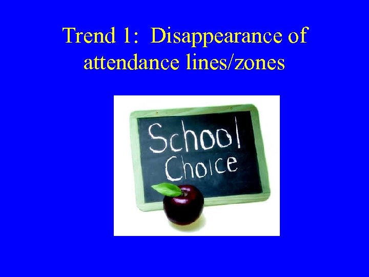 Trend 1: Disappearance of attendance lines/zones 