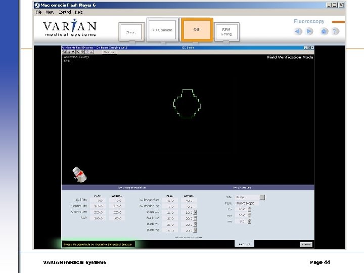 VARIAN medical systems Page 44 