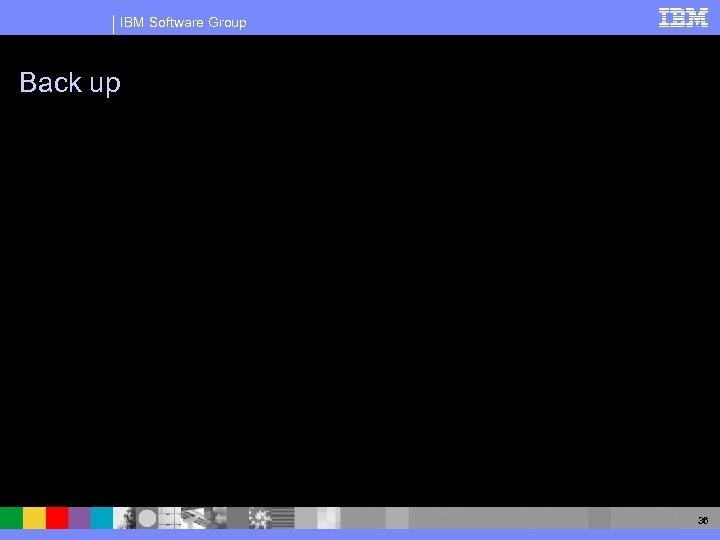 IBM Software Group Back up 36 