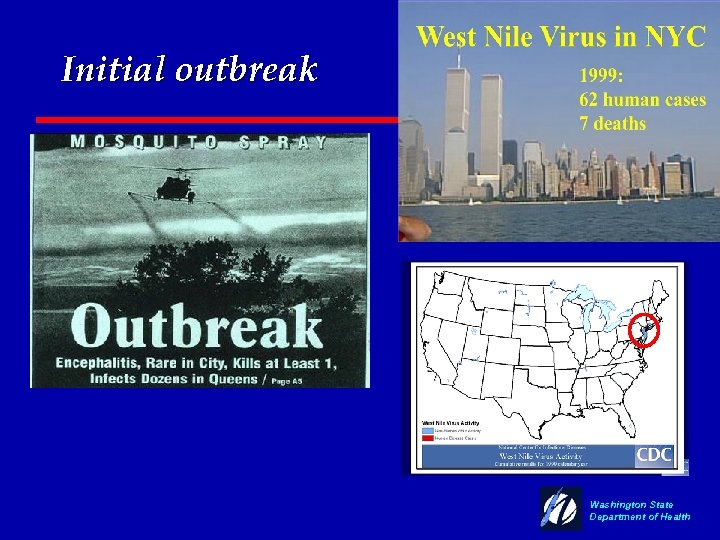 Initial outbreak Washington State Department of Health 