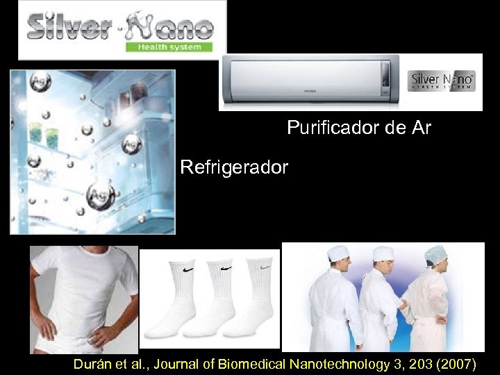 Purificador de Ar Refrigerador Durán et al. , Journal of Biomedical Nanotechnology 3, 203