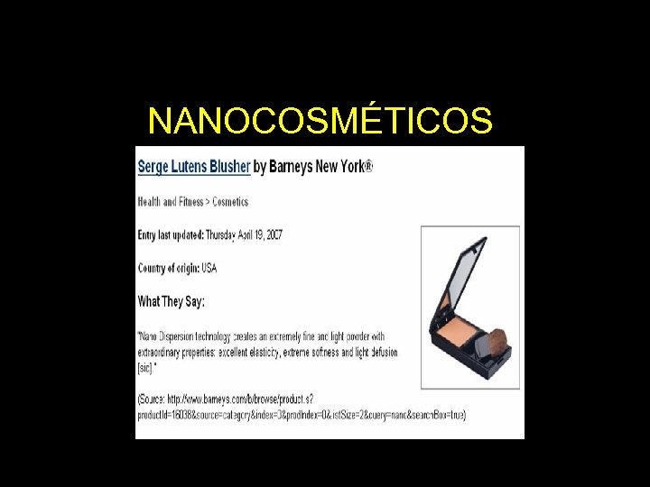 NANOCOSMÉTICOS 