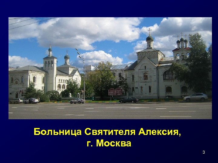 Больница Святителя Алексия, г. Москва 3 