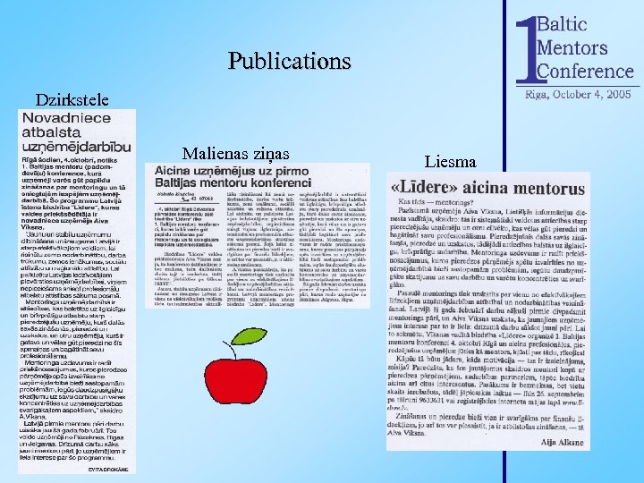 Publications Dzirkstele Malienas ziņas Liesma 