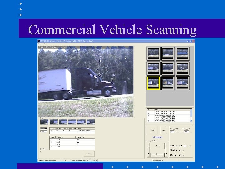 Commercial Vehicle Scanning 