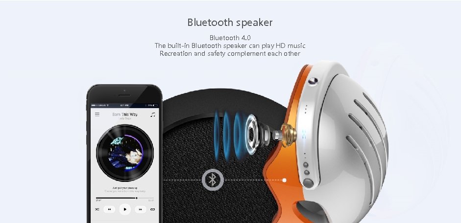 Bluetooth speaker Bluetooth 4. 0 The built-in Bluetooth speaker can play HD music Recreation