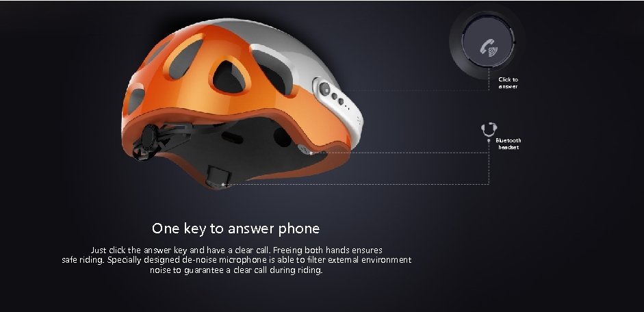 Click to answer Bluetooth headset One key to answer phone Just click the answer