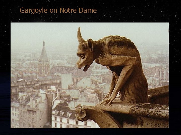 Gargoyle on Notre Dame 