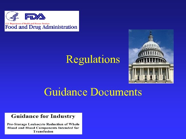 Regulations Guidance Documents 