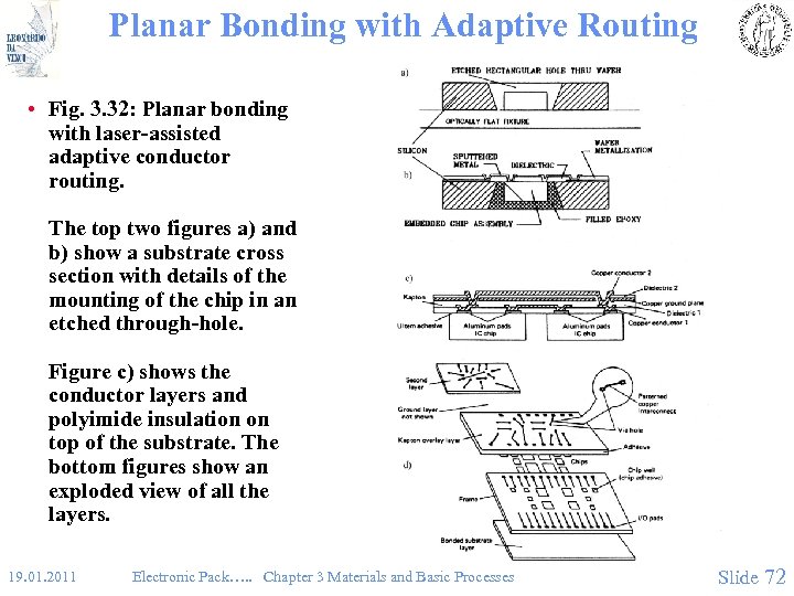 Planar Bonding with Adaptive Routing • Fig. 3. 32: Planar bonding with laser-assisted adaptive