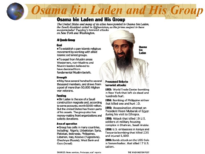 Osama bin Laden and His Group 