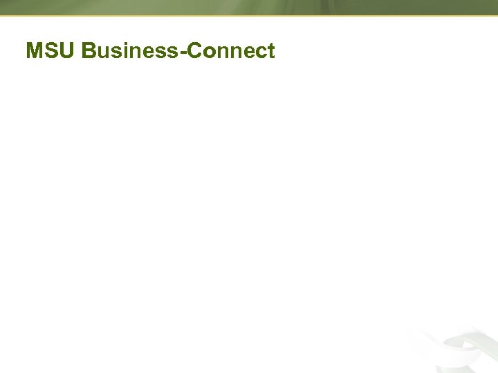 MSU Business-Connect 