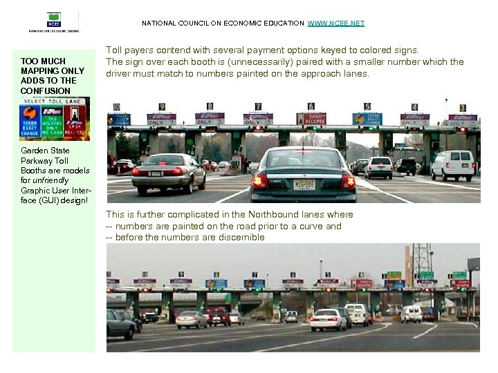 NATIONAL COUNCIL ON ECONOMIC EDUCATION WWW. NCEE. NET TOO MUCH MAPPING ONLY ADDS TO