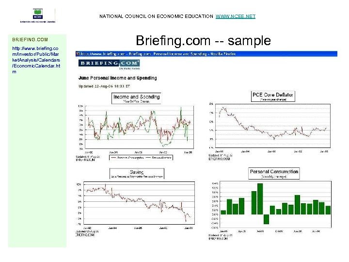 NATIONAL COUNCIL ON ECONOMIC EDUCATION WWW. NCEE. NET BRIEFING. COM http: //www. briefing. co