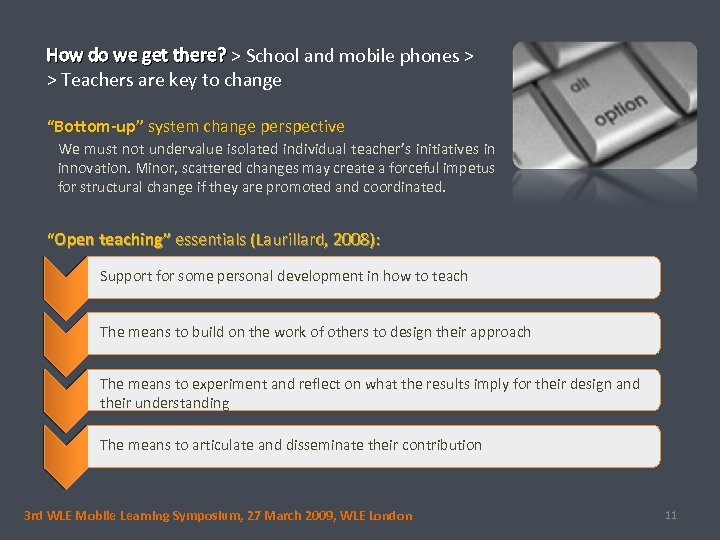 How do we get there? > School and mobile phones > > Teachers are