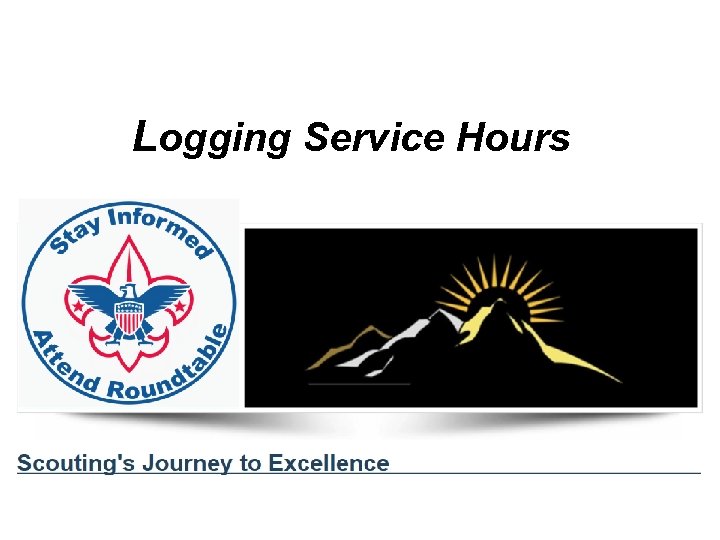 Logging Service Hours 