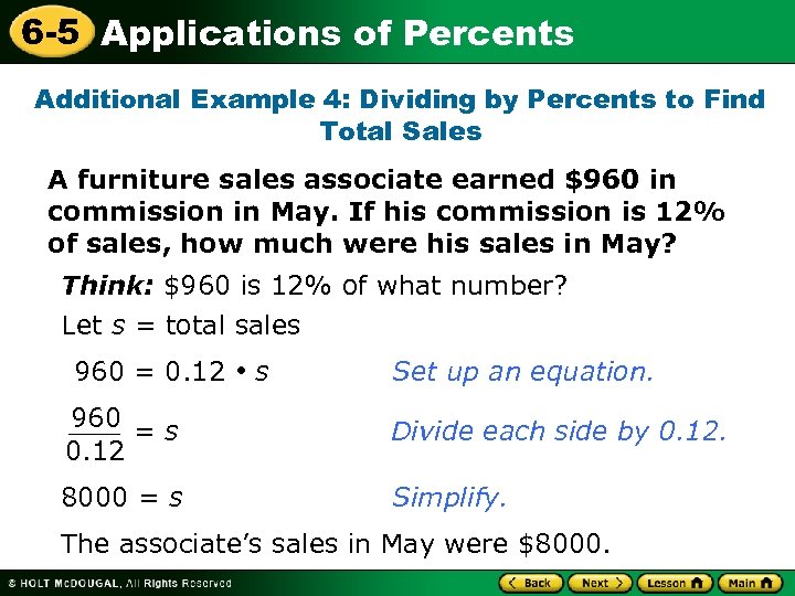 homework 1 5 applications of percents