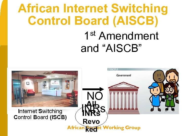 African Internet Switching Control Board (AISCB) st 1 Amendment and “AISCB” == Internet Switching