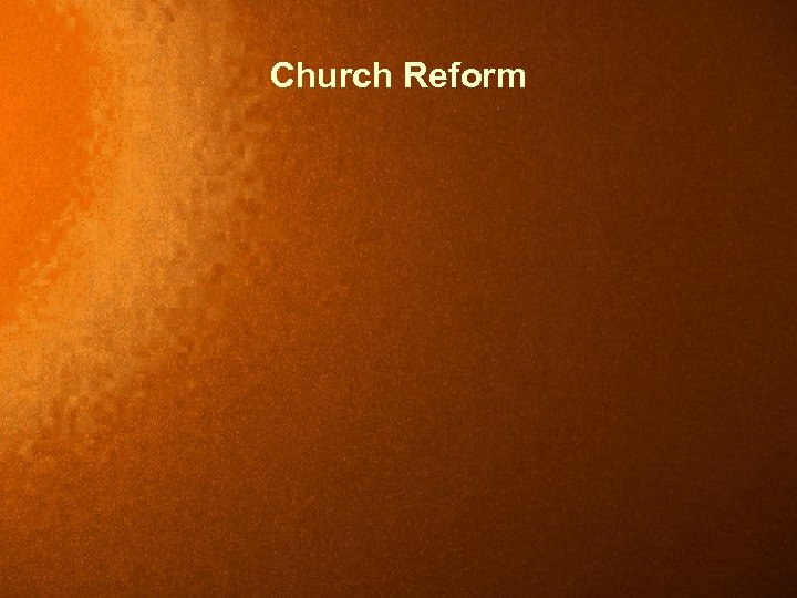 Church Reform 
