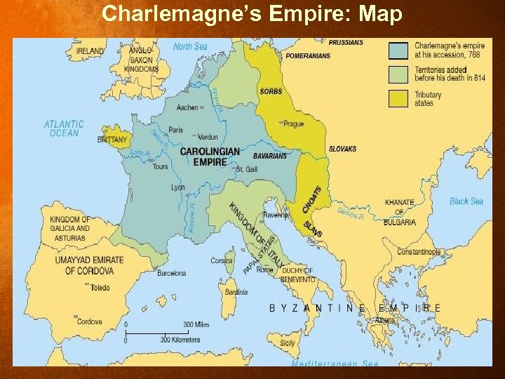 Charlemagne’s Empire: Map 