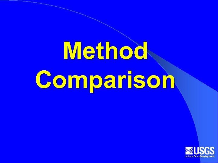 Method Comparison 