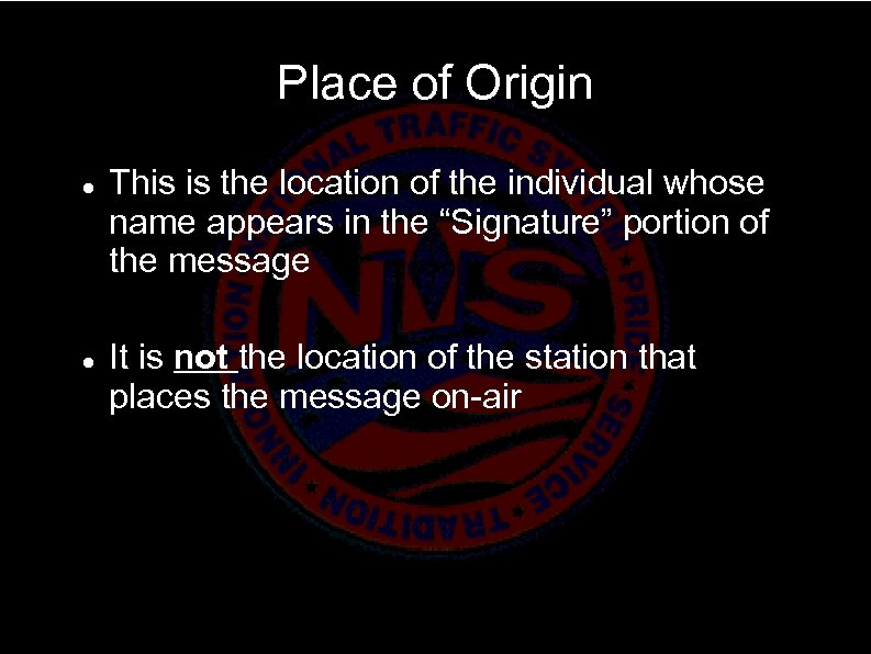 Place of Origin This is the location of the individual whose name appears in