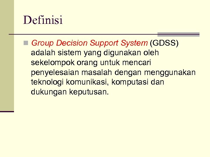 Decide group