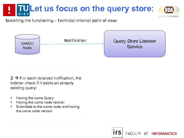 Let us focus on the query store: Sketching the functioning – Technical internal point