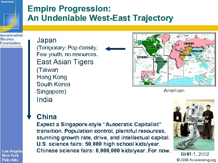 Empire Progression: An Undeniable West-East Trajectory Japan (Temporary: Pop density, Few youth, no resources.