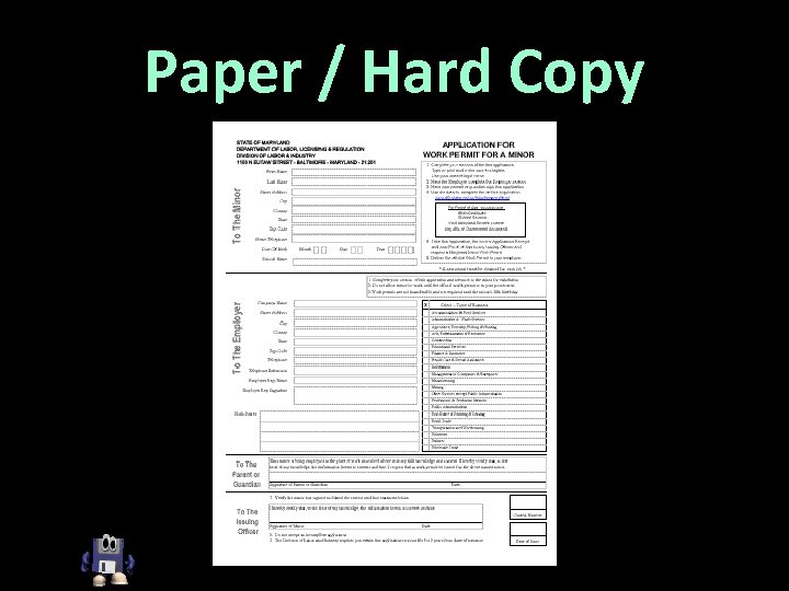 Paper / Hard Copy 