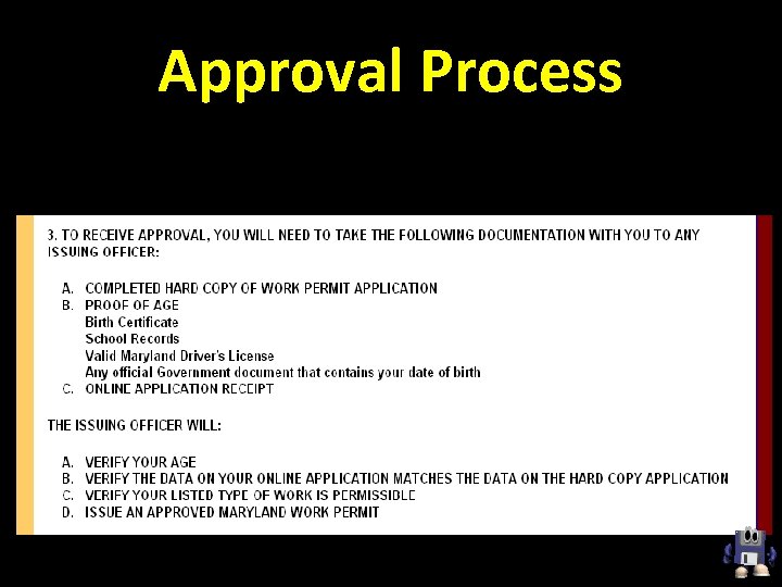 Approval Process 