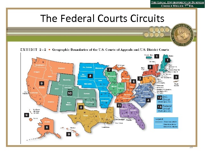 The Federal Courts Circuits Copyright © 2009 South-Western Legal Studies in Business, a part