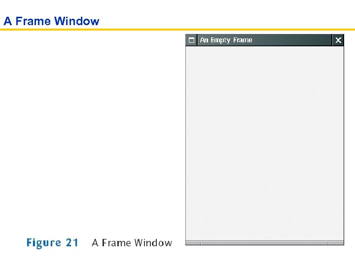  A Frame Window 