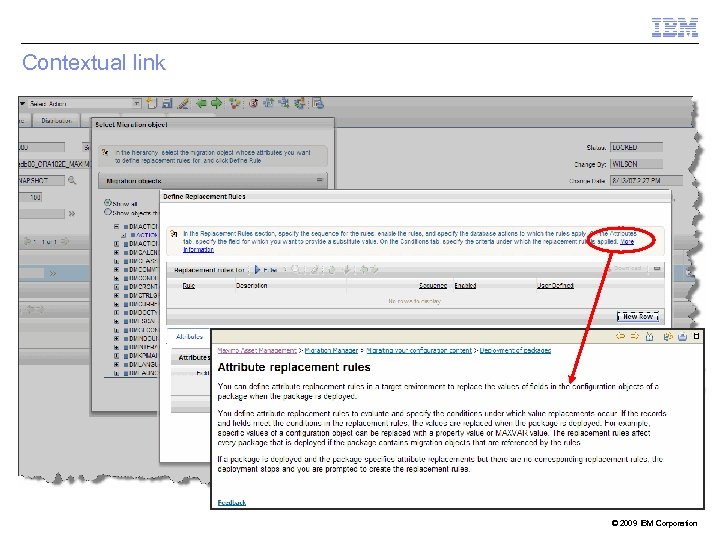 Contextual link © 2009 IBM Corporation 