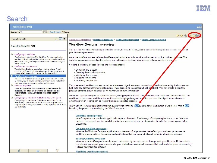 Search © 2009 IBM Corporation 