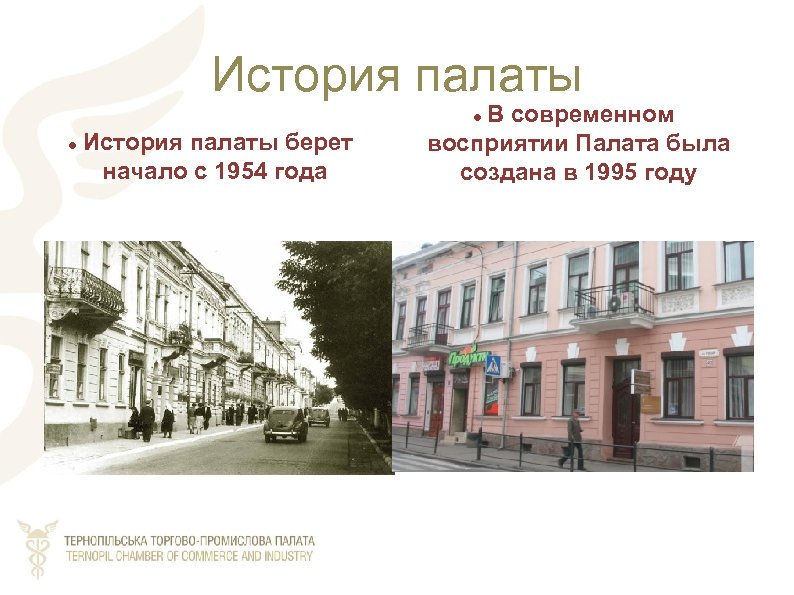 История палаты В современном восприятии Палата была создана в 1995 году История палаты берет