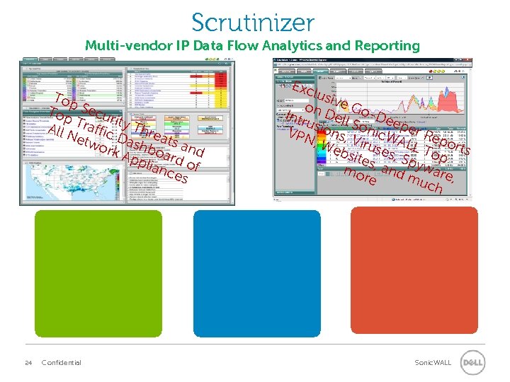 Scrutinizer Multi-vendor IP Data Flow Analytics and Reporting Top Secu ri All NTraffic ty