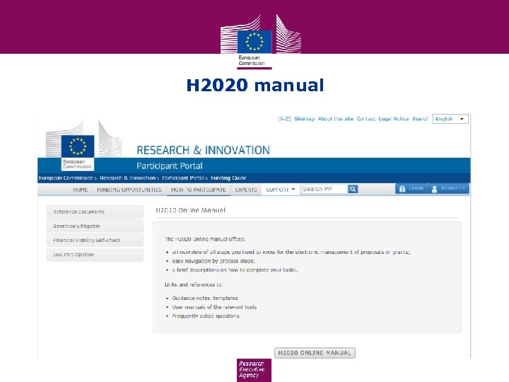 H 2020 manual 