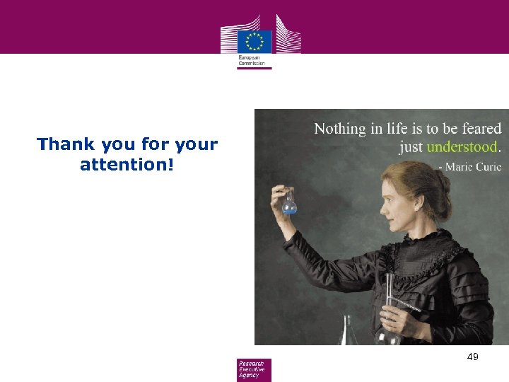 Thank you for your attention! 49 