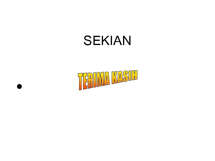 SEKIAN • 