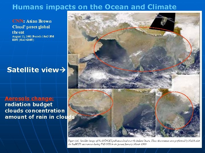Humans impacts on the Ocean and Climate CNN: Asian Brown Cloud' poses global threat