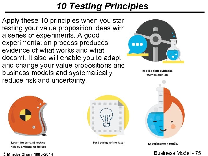 10 Testing Principles Apply these 10 principles when you start testing your value proposition