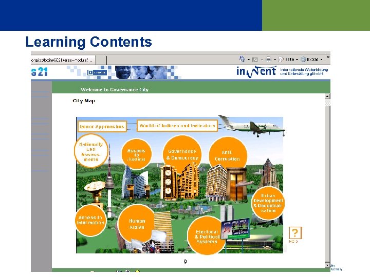 Learning Contents 9 